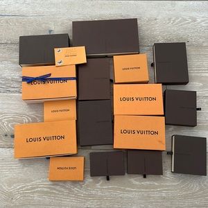 Louis Vuitton boxes